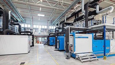 View inside the Brake Test Center Germany