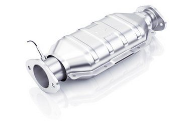 Catalyst testing in automobiles and components